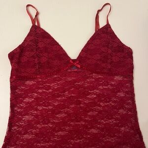Edikted NWOT Red Eira Tank Top